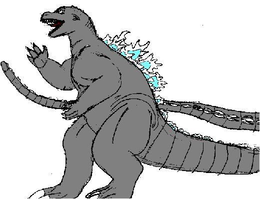 Godzilla's new design!